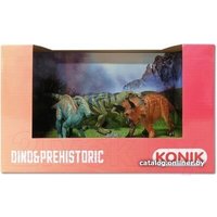 Набор фигурок Konik Тираннозавр, трицератопс AMD4045
