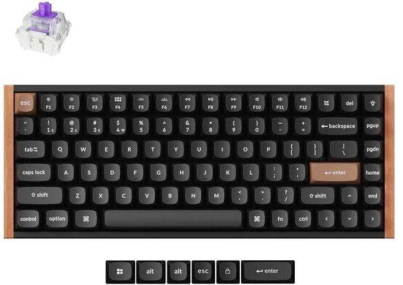 

Клавиатура Keychron K2 HE Special Edition Black K2H-F1 (Nebula Magnetic)
