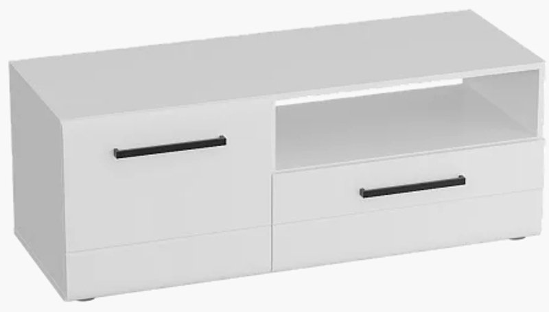 

Тумба Мебельград Кёльн 1220 высокая (белый аляска-белый глянец)