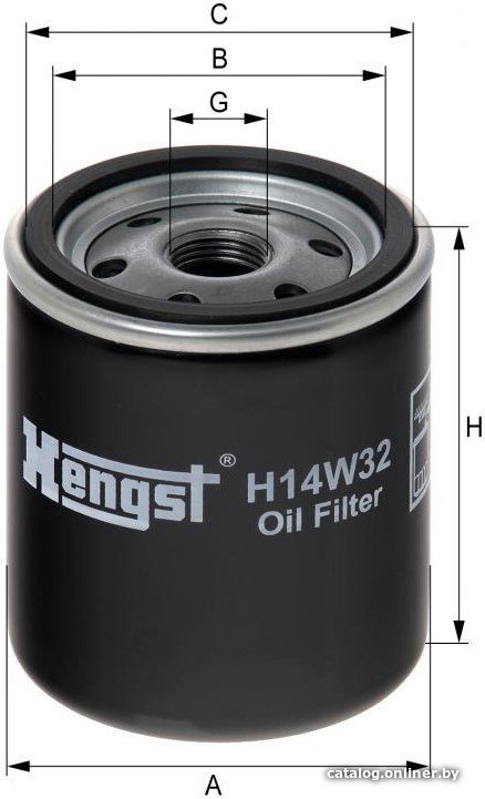 Масляный фильтр Hengst H14W32