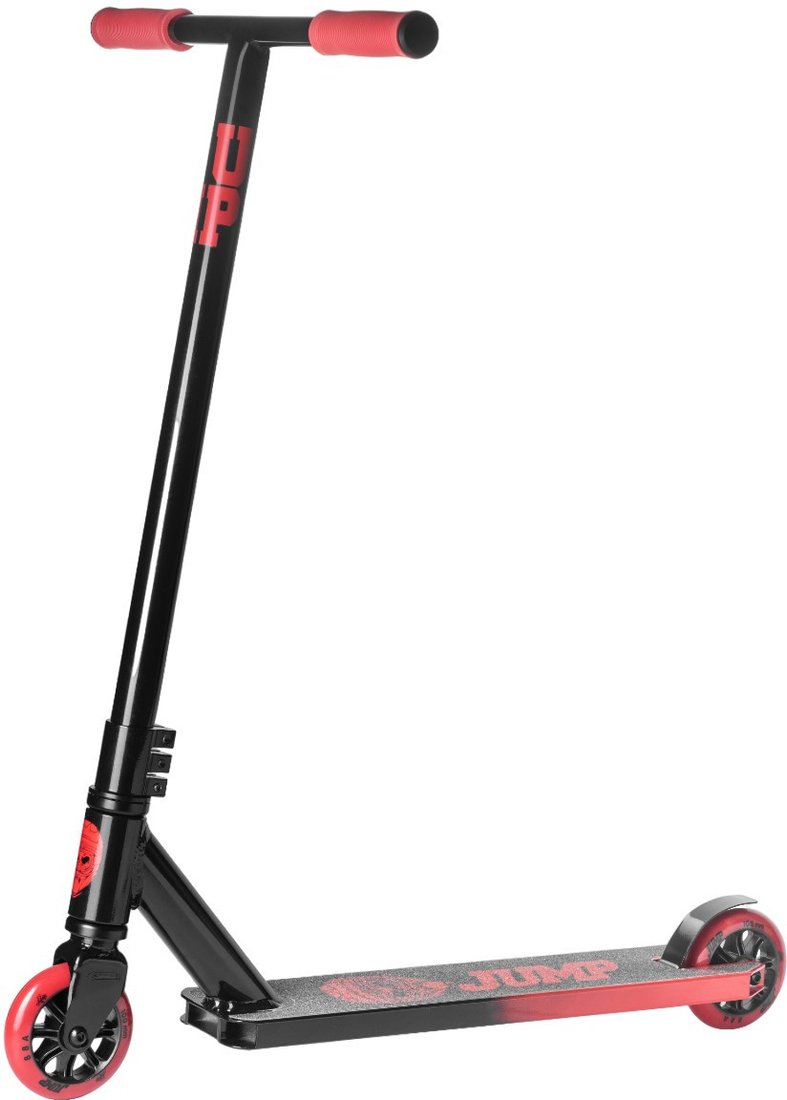 

Трюковый самокат Ateox Jump 2024 (черный/красный)