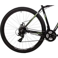 Велосипед Foxx Atlantic 27.5 р.16 2024 (черный/зеленый)