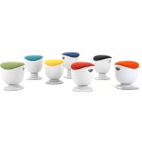 Офисное кресло Chair Meister Tulip (белый пластик, синий)