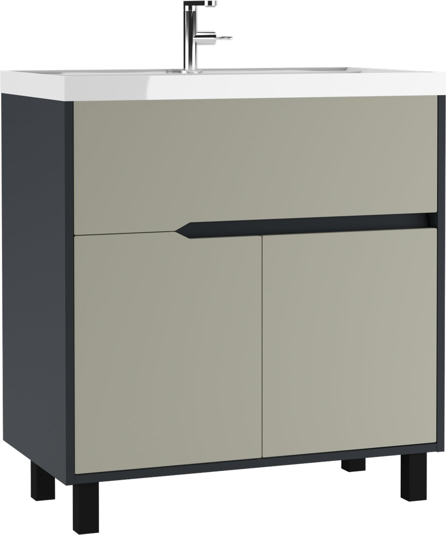 

Домино Тумба под умывальник Unit 80 Karat В1 (серый тауп)