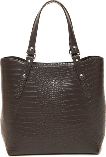 Женская сумка Souffle 273 2735003 (коричневый кайман эластичный)