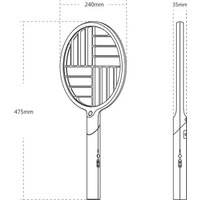 Уничтожитель насекомых Sothing Electric Mosquito Swatter (красный)
