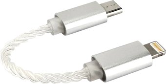 Кабель Hidizs LT02 USB Type-C - Lightning (серебристый)