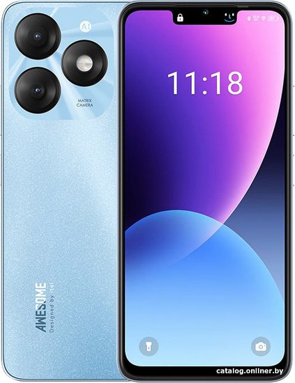 Itel A70 4GB/256GB (синий) телефон купить в Минске