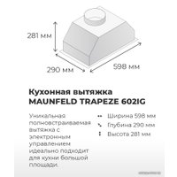 Кухонная вытяжка MAUNFELD Trapeze 602IG (черный)