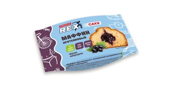 Протеиновый маффин ProteinRex Cake (40 г, черная смородина)