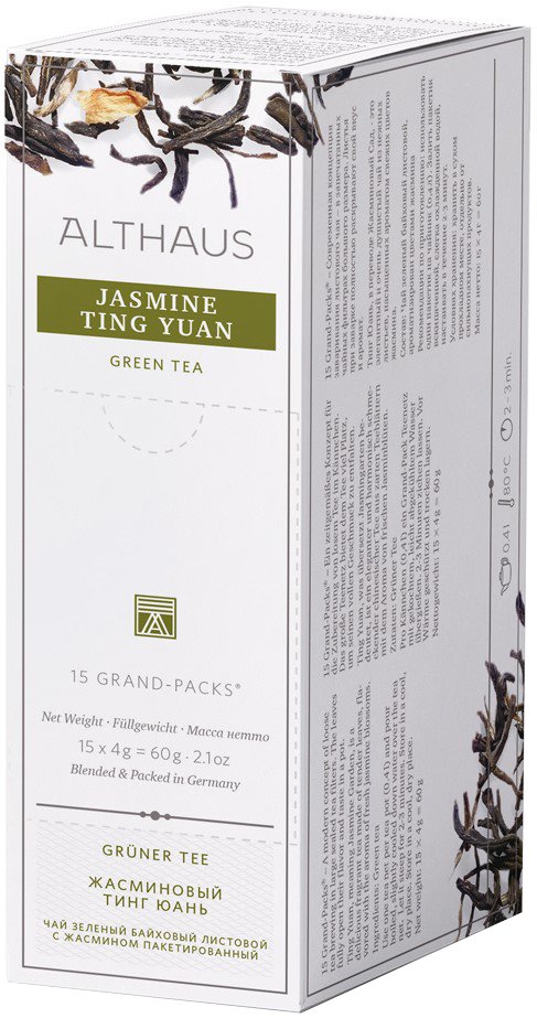 

Зеленый чай Althaus Jasmine Ting Yuan 15 шт