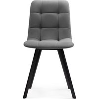 Стул Notta Симпл 589971 (темно-серый/черный, 4 шт)