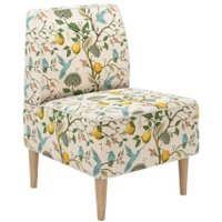 Интерьерное кресло Mio Tesoro Одос Принт (лимон/микровелюр)