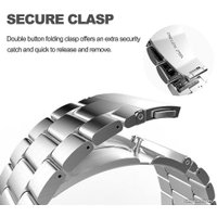 Браслет Rumi Heavy металлический 22 мм (серебристый)