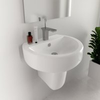 Умывальник Sanita Luxe Best ВКС WB.PD/Best/55-C/WHT.G/S1