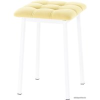 Табурет AMC Comfort 7.6.15 (ткань, желтый/белый)