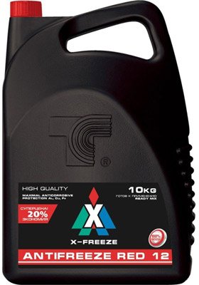 

Антифриз X-Freeze G12+ 10кг