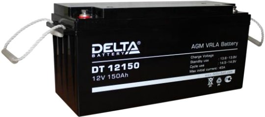 

Аккумулятор для ИБП Delta DT 12150 (12В/150 А·ч)
