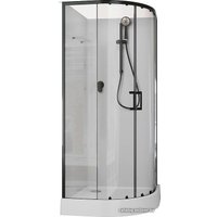 Душевая кабина Aquanet Passion Evo R 100 (черный)