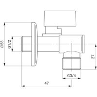 Запорная арматура Slovarm TE-225FS DN15xDN20