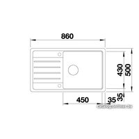 Кухонная мойка Blanco Legra XL 6 S 523327 (алюметаллик)