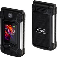 Кнопочный телефон Maxvi E10ds (черный)