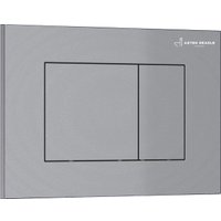 Унитаз подвесной Roxen Antares в комплекте с инсталляцией Asten Readle Zentralmodul AR0601-185M с кнопкой сатин (хром матовый)