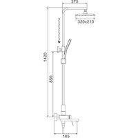 Душевая система  Shevanik S4636H