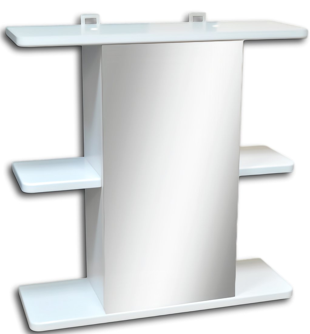 

Гамма Шкаф с зеркалом 10/1 (белый, левый)