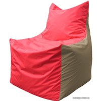 Кресло-мешок Flagman Фокс Ф2.1-171 (красный/бежевый)
