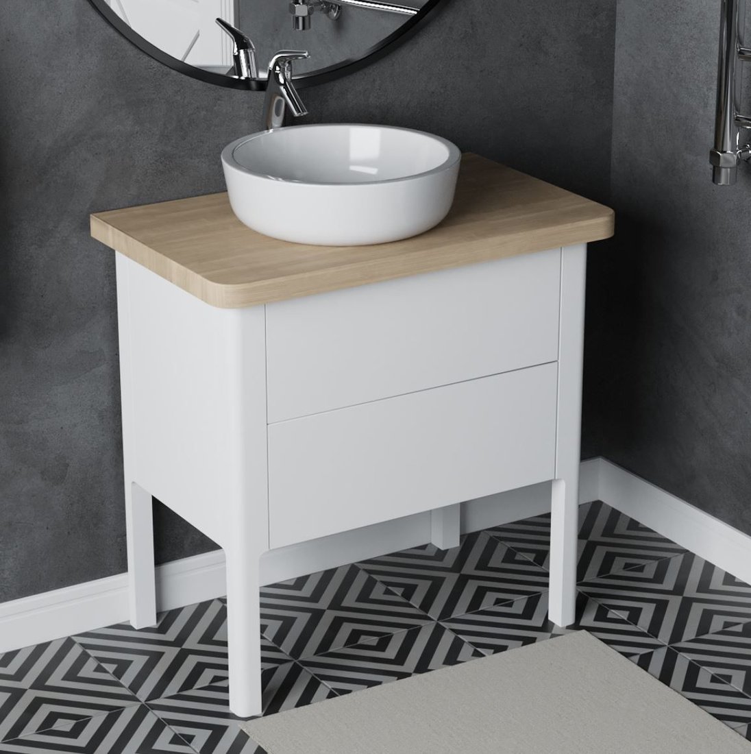 

Vela Тумба под умывальник Vela Грация 80Н под столешницу TU29466