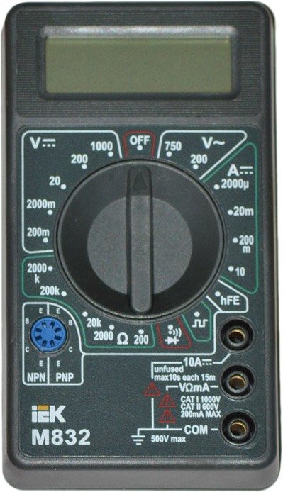 

Мультиметр IEK Universal M832