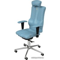 Офисное кресло Kulik System Elegance (с подголовником, светло-синий)
