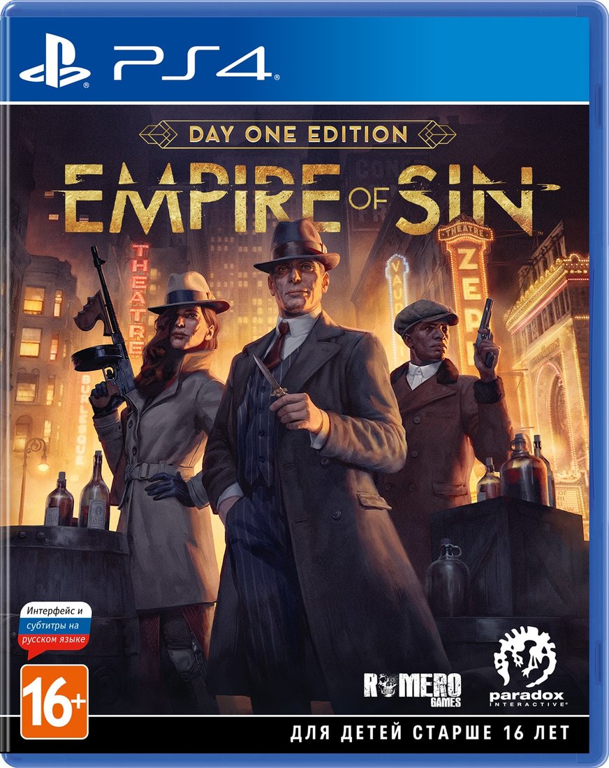 

Empire of Sin. Издание первого дня для PlayStation 4