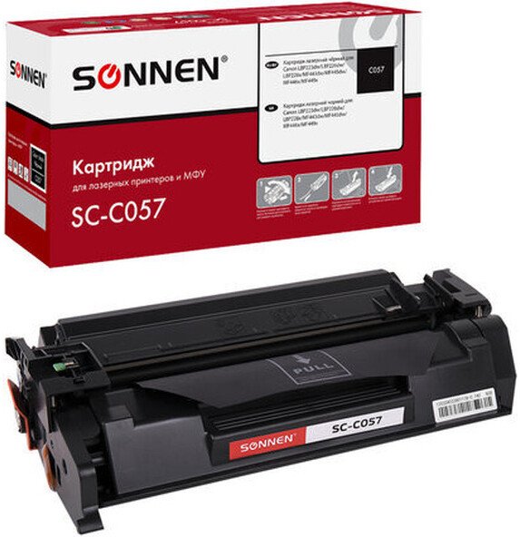 

Картридж Sonnen SC-C057 (аналог Canon 057BK)