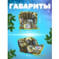 Сиденье для санок Сиденье Уют Матрас для санок (темно-бежевый)