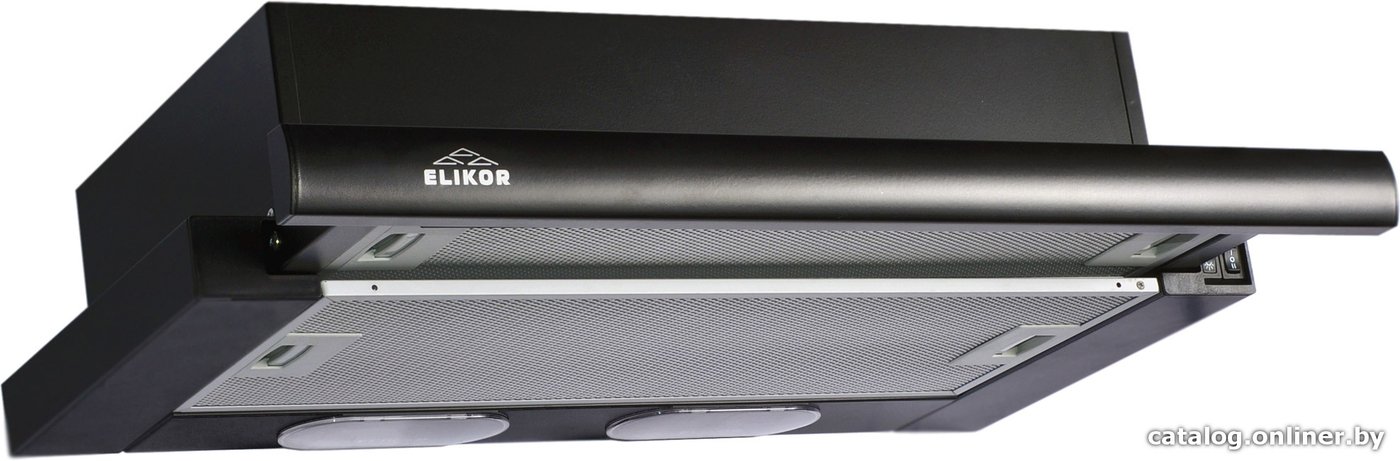 Кухонная вытяжка Elikor Интегра 60П-400-В2Л (черный) (841332)