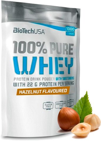 

Протеин комплексный BioTech USA 100% Pure Whey (лесной орех, 1000 г)