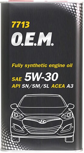 Моторное масло Mannol O.E.M. for Hyundai Kia metal 5W-30 4л