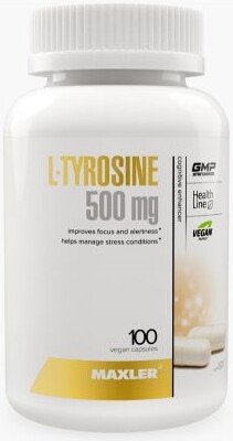 L-тирозин Maxler L-Tyrosine (100 капсул)