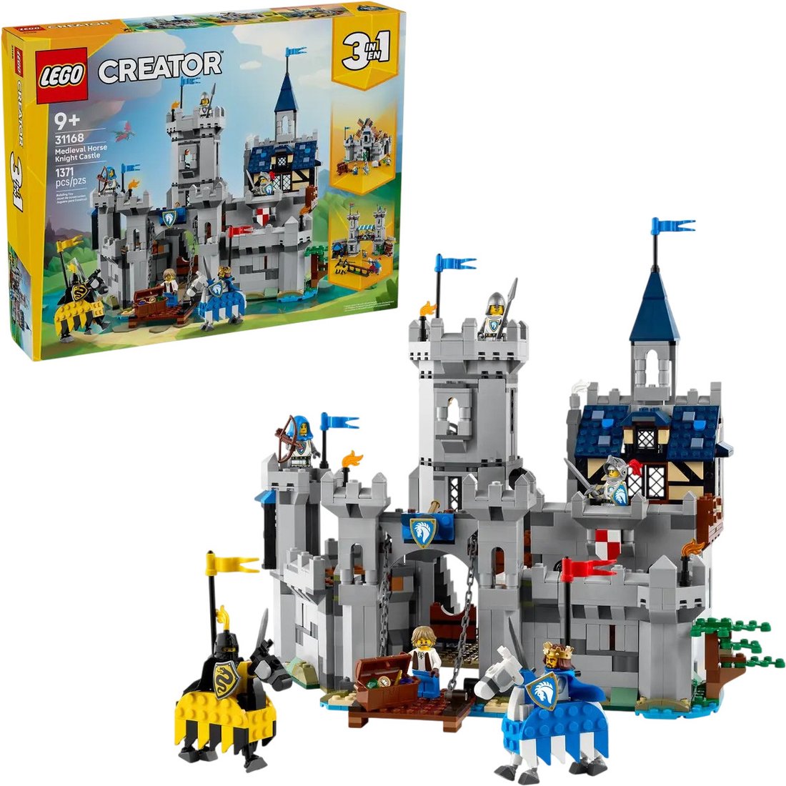 Конструктор LEGO Creator 3 в 1 31168 Средневековый замок конных рыцарей