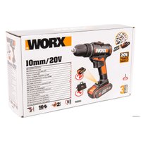 Дрель-шуруповерт Worx WX101 (с 2-мя АКБ, сумка)