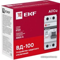 Устройство защитного отключения EKF PROxima ВД-100 2P 63А 30мА elcb-2-63-30-em-pro в Лиде