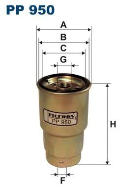 

Топливный фильтр Filtron PP950