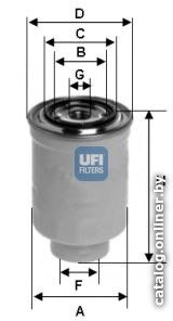 Топливный фильтр UFI 2437400