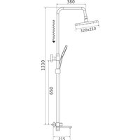 Душевая система  Shevanik S9936
