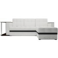 Угловой диван Мебель-АРС Атланта (экокожа белый) в Лиде