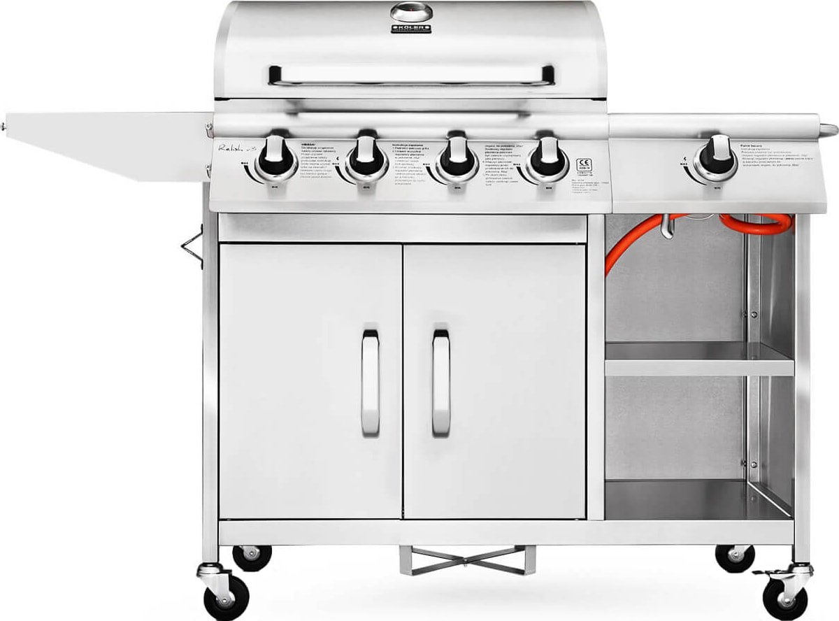 

Газовый гриль для дачи Koler Relish v3 (серебристый)