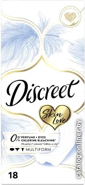 Прокладки ежедневные Discreet Skin Love Multiform Single (18 шт)