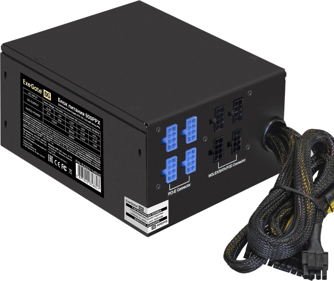 

Блок питания ExeGate 900PPX EX222114RUS-S
